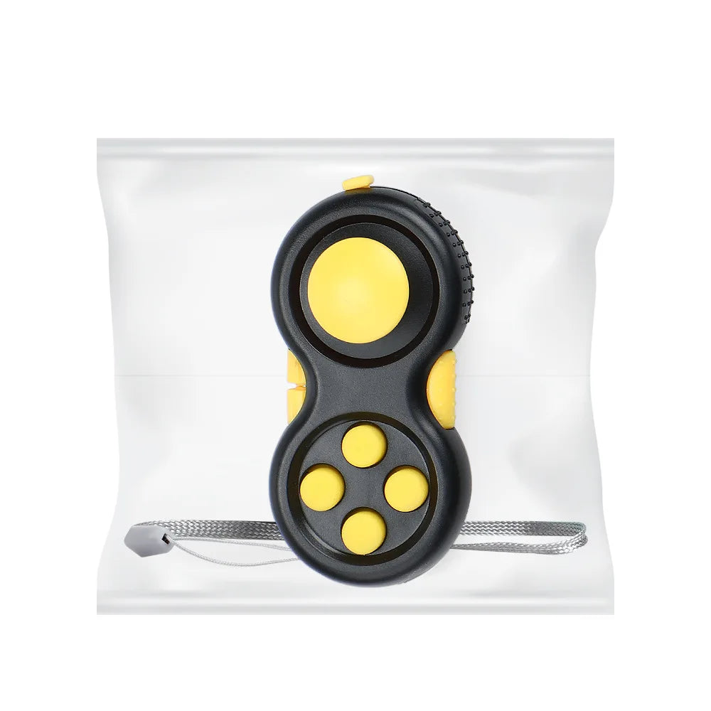 Premium Fidget Controller Pad - Stress Relief Toy, Smooth ABS Plastic, Interactive Fun Gift!