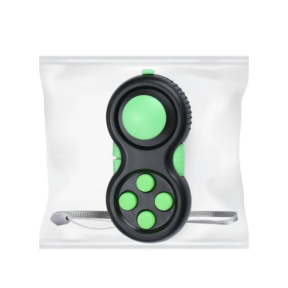 Premium Fidget Controller Pad - Stress Relief Toy, Smooth ABS Plastic, Interactive Fun Gift!