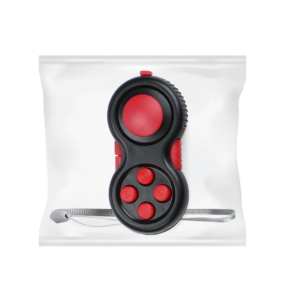 Premium Fidget Controller Pad - Stress Relief Toy, Smooth ABS Plastic, Interactive Fun Gift!