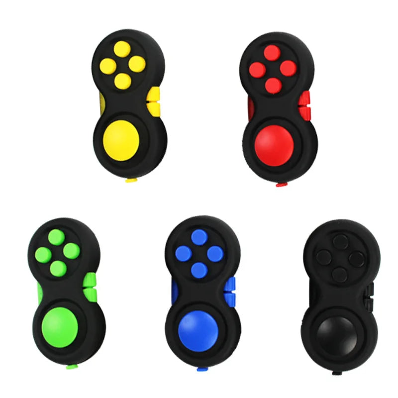 Premium Fidget Controller Pad - Stress Relief Toy, Smooth ABS Plastic, Interactive Fun Gift!