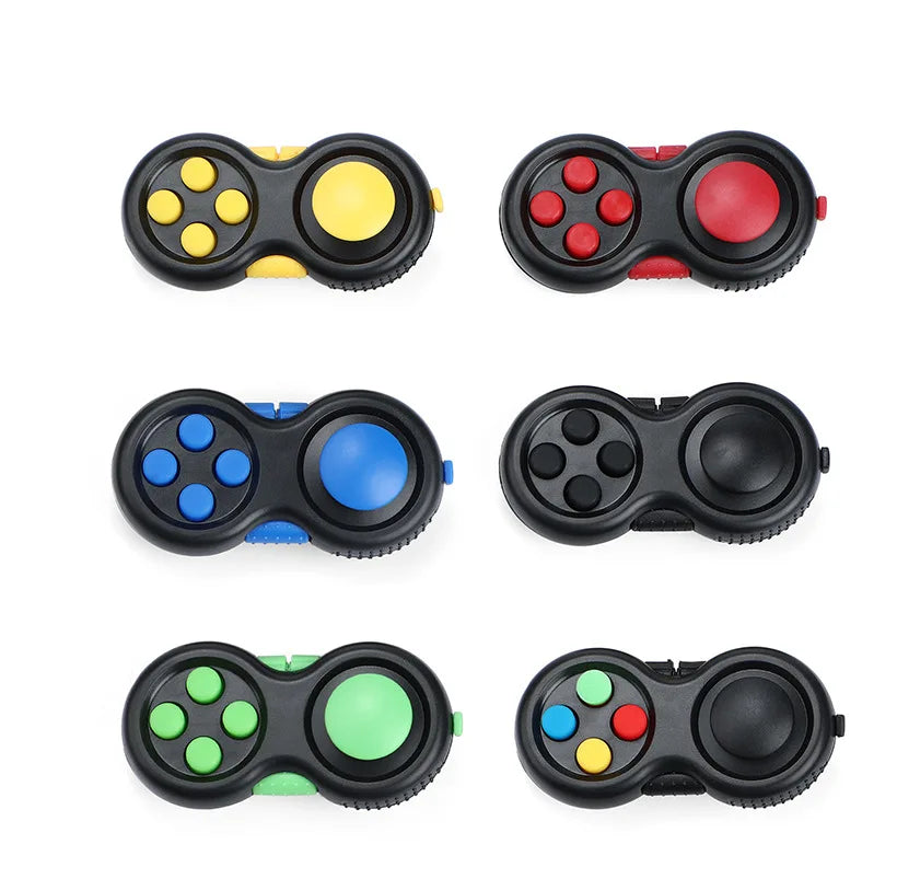 Premium Fidget Controller Pad - Stress Relief Toy, Smooth ABS Plastic, Interactive Fun Gift!