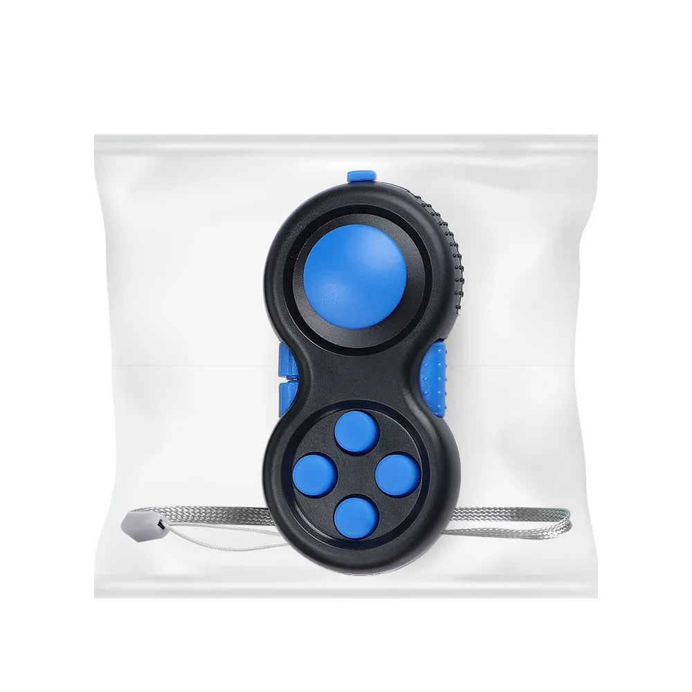 Premium Fidget Controller Pad - Stress Relief Toy, Smooth ABS Plastic, Interactive Fun Gift!