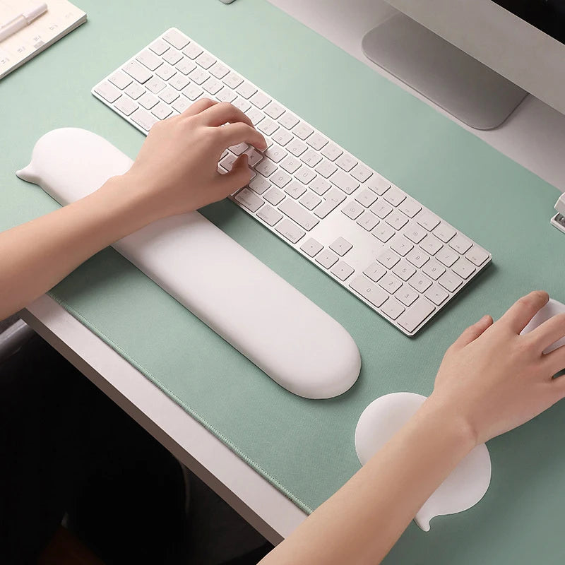 Chat Bubble Silicone Wrist Pad - Ergonomic Hand & Palm Rest for Keyboard and Mouse!