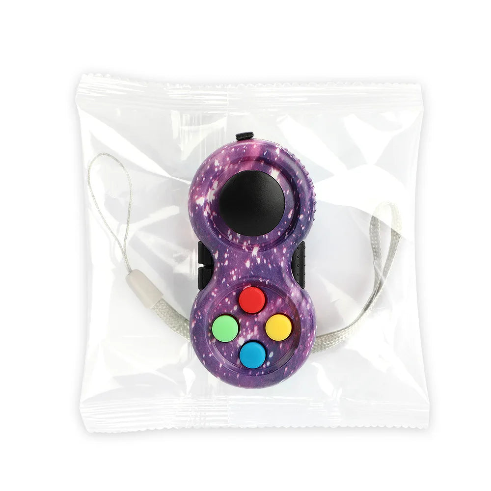 Premium Fidget Controller Pad - Stress Relief Toy, Smooth ABS Plastic, Interactive Fun Gift!