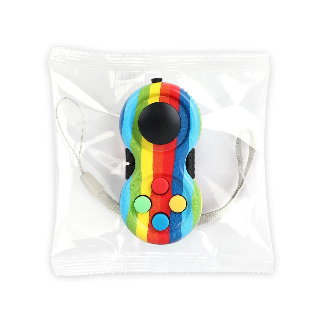 Premium Fidget Controller Pad - Stress Relief Toy, Smooth ABS Plastic, Interactive Fun Gift!