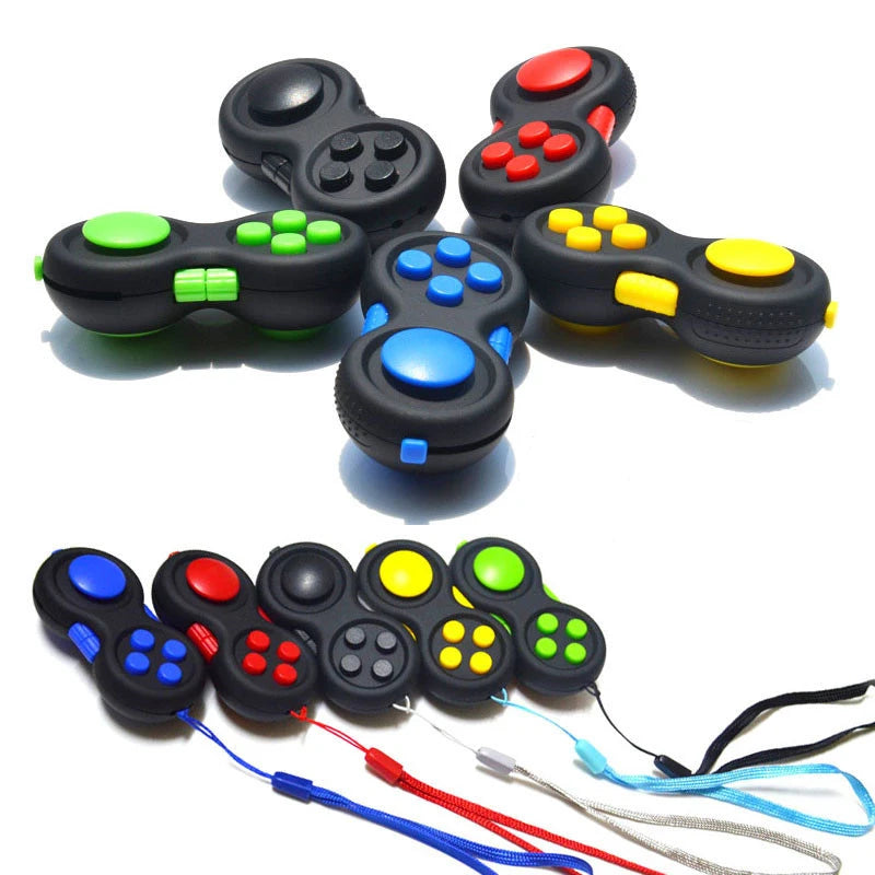 Premium Fidget Controller Pad - Stress Relief Toy, Smooth ABS Plastic, Interactive Fun Gift!