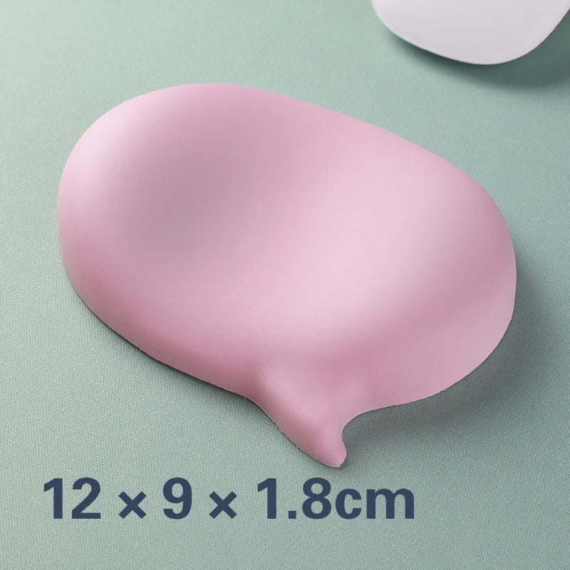 Chat Bubble Silicone Wrist Pad - Ergonomic Hand & Palm Rest for Keyboard and Mouse!