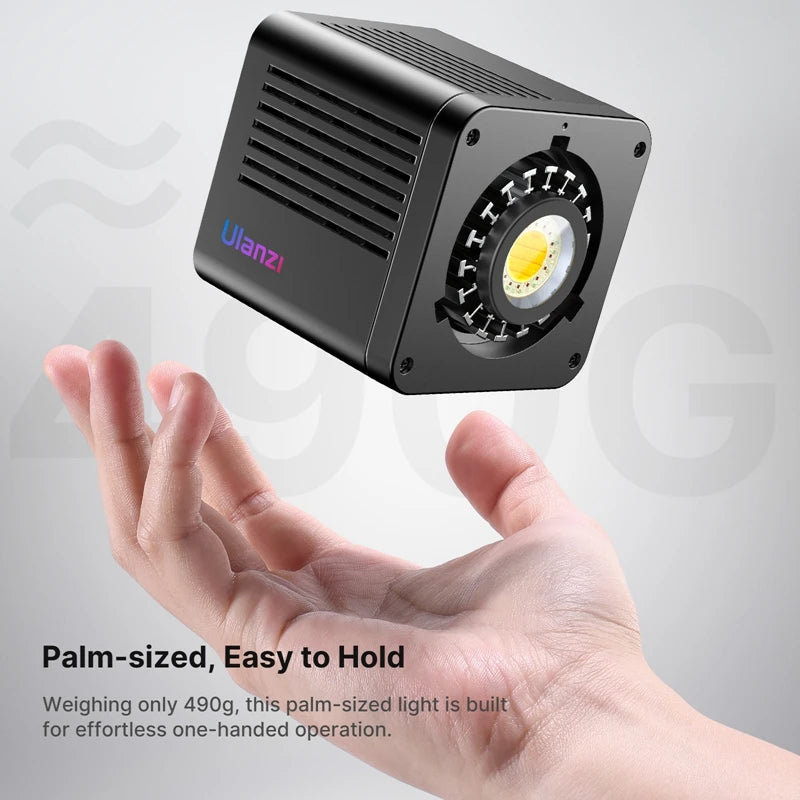 Ulanzi L024 40W RGB Video Light - Bi-color, 0-359° RGB COB, Mini Bowens Mount & 3400mAh Fill Light!