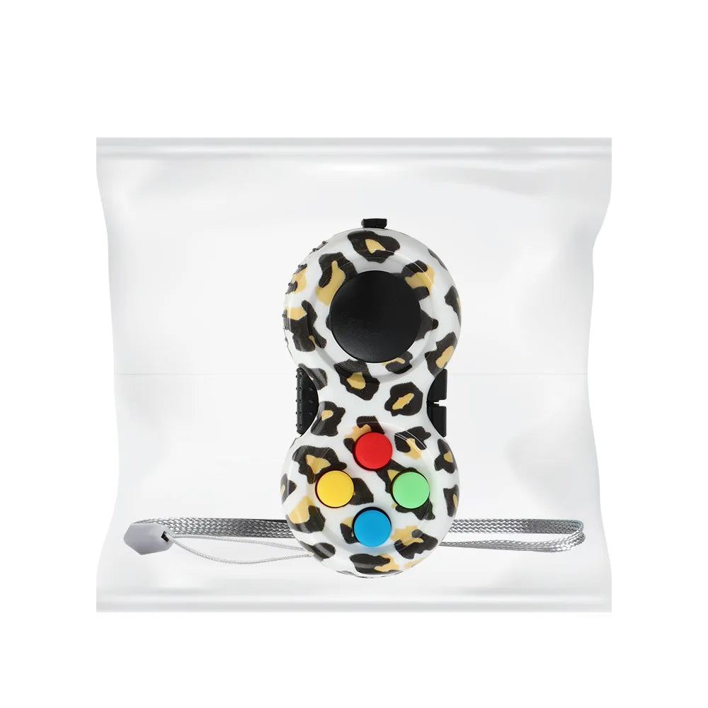 Premium Fidget Controller Pad - Stress Relief Toy, Smooth ABS Plastic, Interactive Fun Gift!