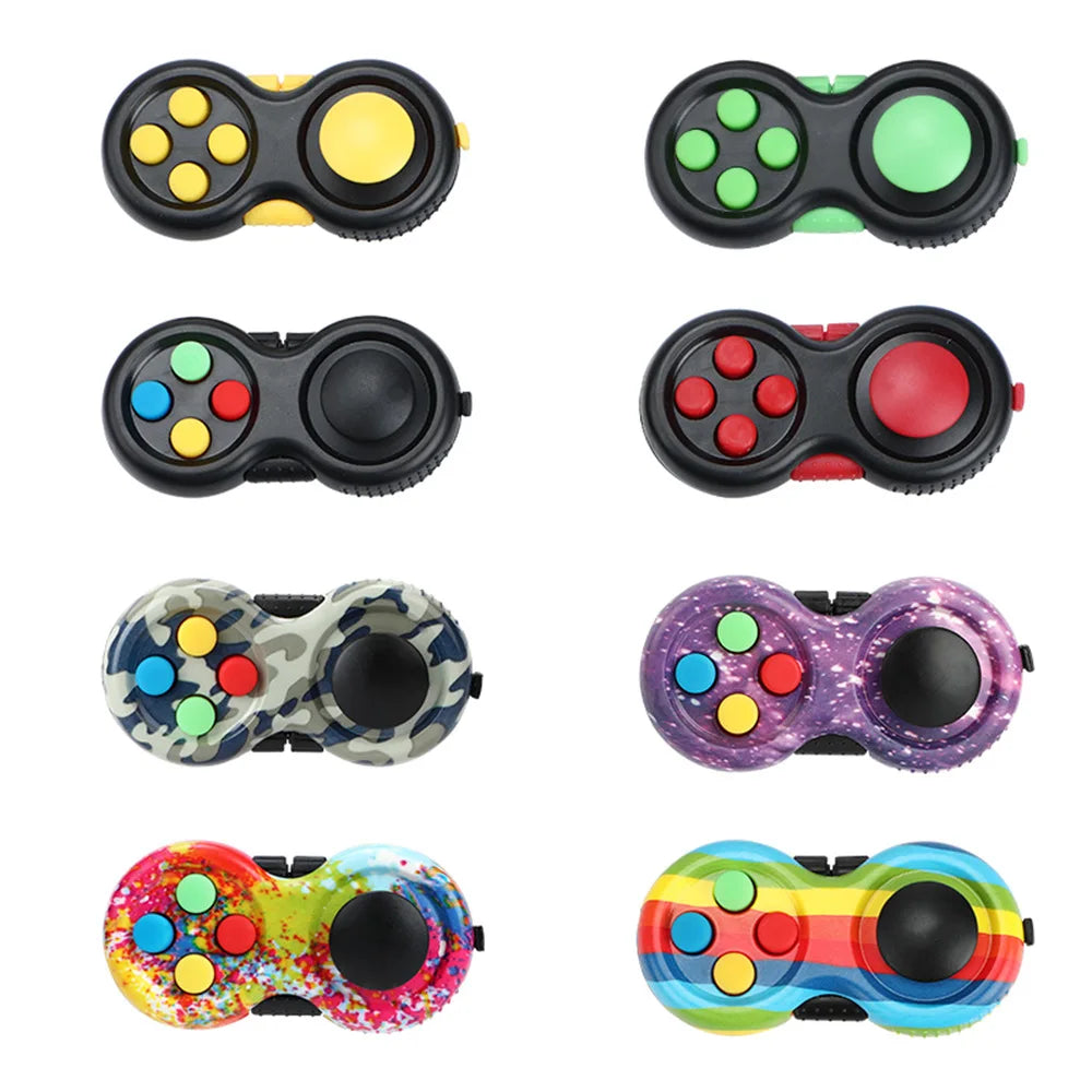 Premium Fidget Controller Pad - Stress Relief Toy, Smooth ABS Plastic, Interactive Fun Gift!