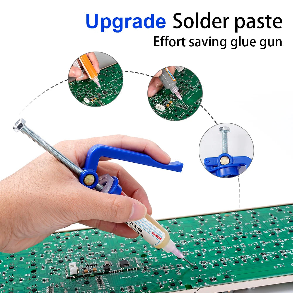 Solder Paste Extruder Glue Gun - Essential for Circuit Board Repair & Soldering