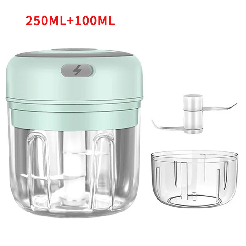 HiPiCok Electric Meat Grinder & Garlic Crusher - USB Mini Food Chopper & Vegetable Masher!