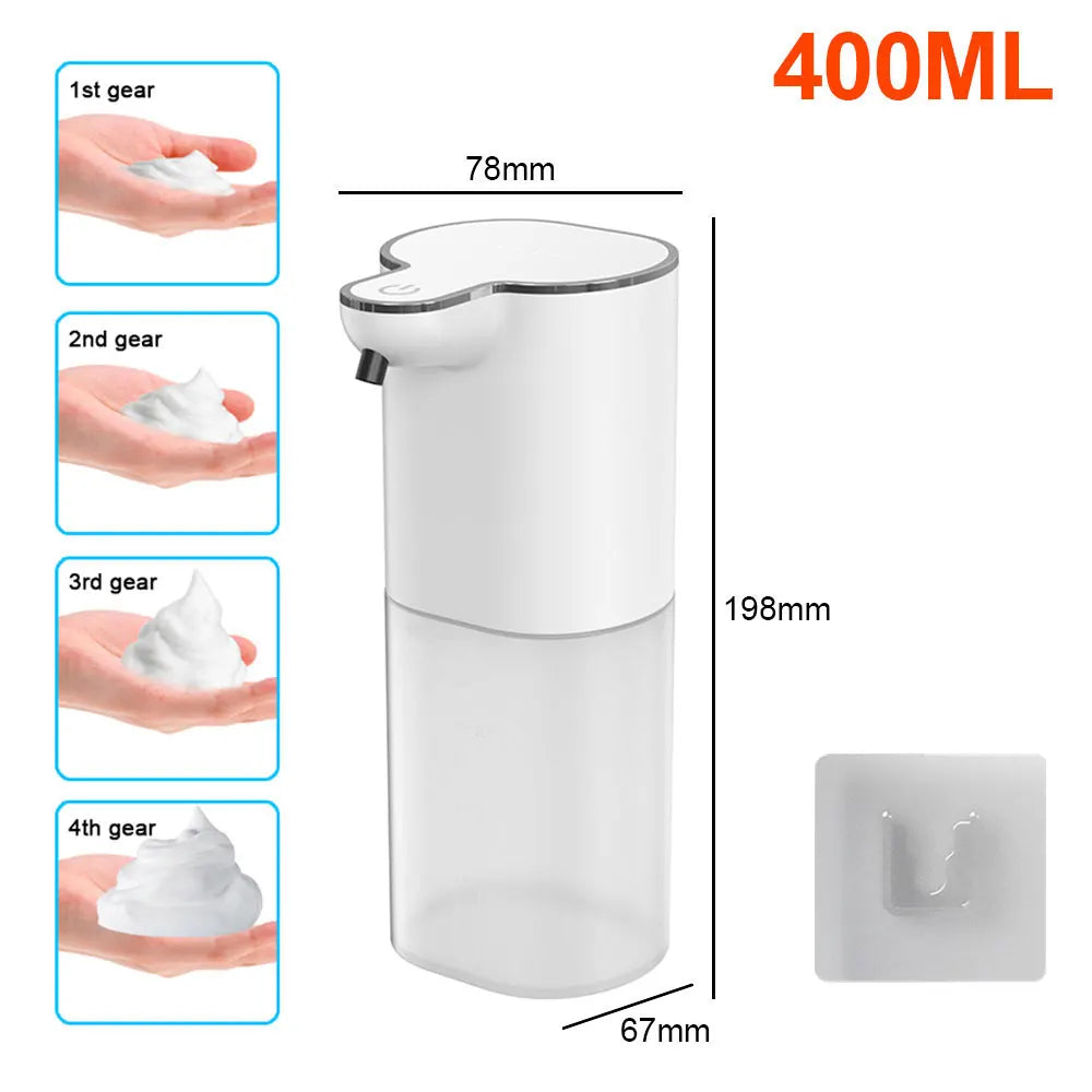 Automatic Touchless Soap Dispenser - Foam, Type-C Charging, Adjustable Capacity & Smart Sensor!