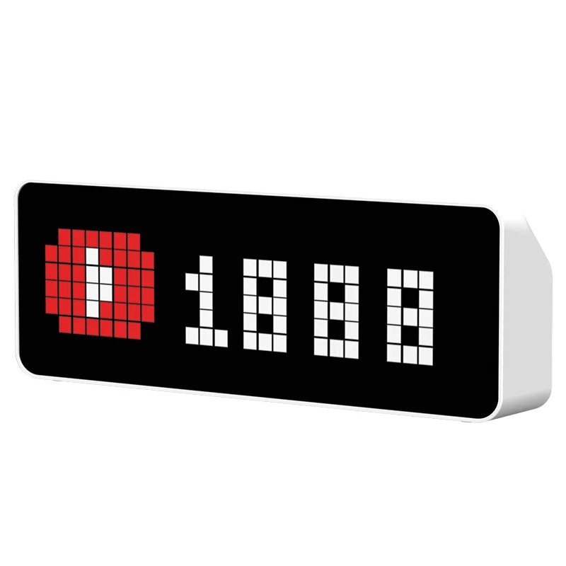 Ulanzi TC001 Smart Pixel Clock - Display YouTube Followers & Pixelated Messages!