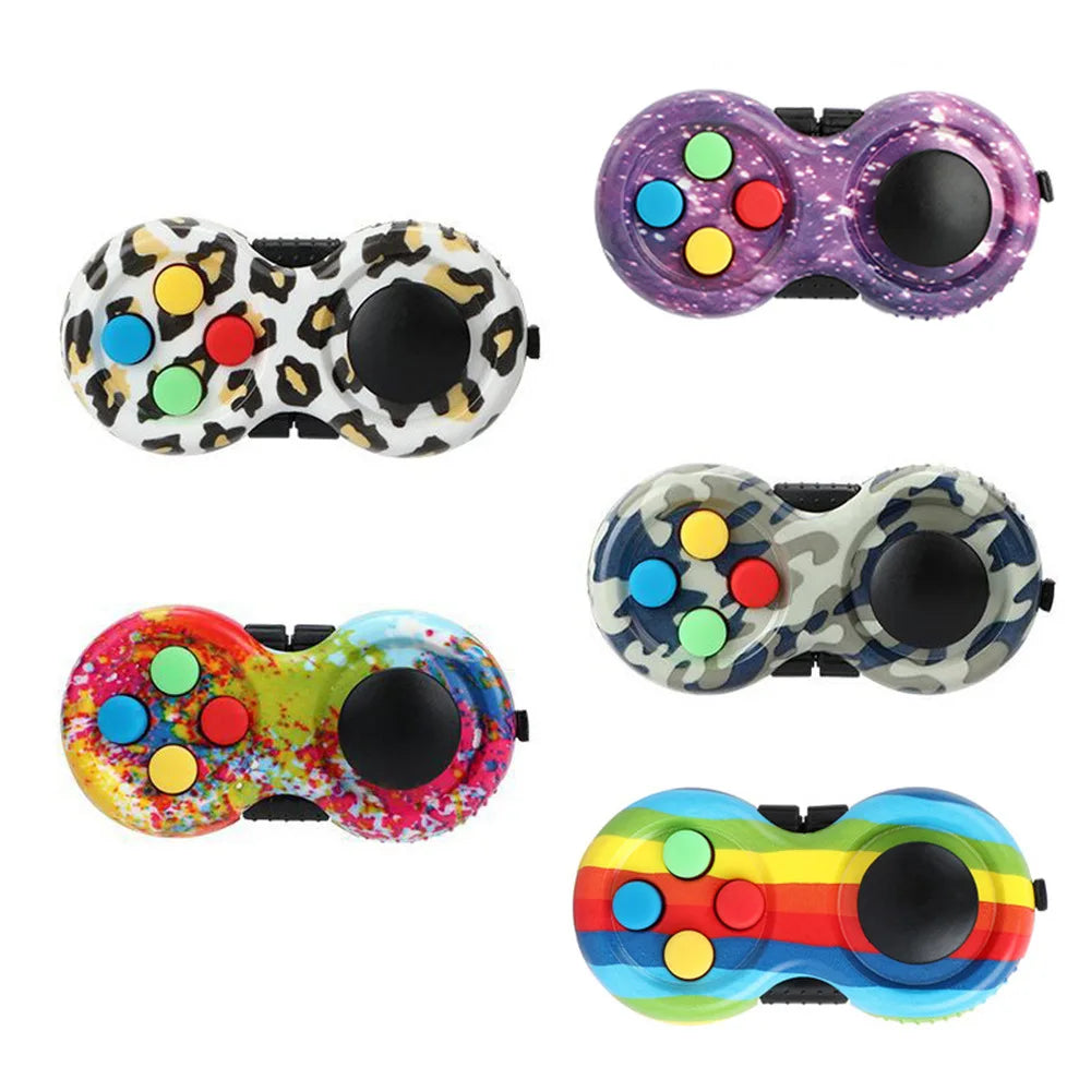 Premium Fidget Controller Pad - Stress Relief Toy, Smooth ABS Plastic, Interactive Fun Gift!