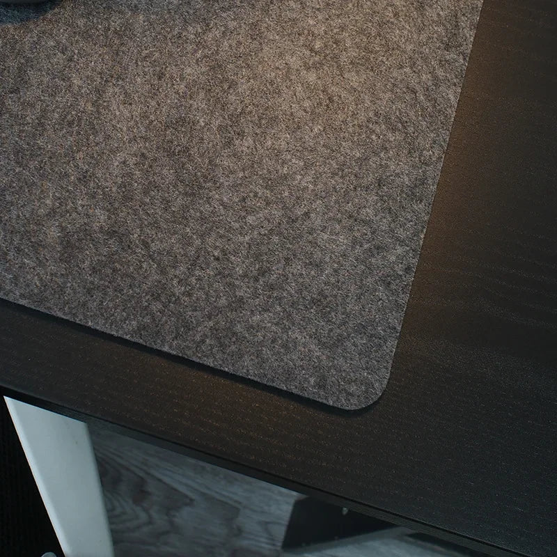 Soft Breathable Wool Felt Desk Mat - Anti-Slip, Large Computer & Gamer Mouse Pad for Cold Weather!