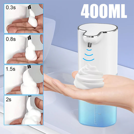 Automatic Touchless Soap Dispenser - Foam, Type-C Charging, Adjustable Capacity & Smart Sensor!