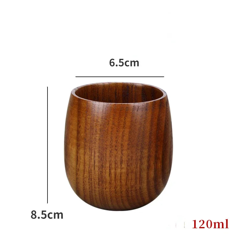 Japanese Jujube Wood Bowls - Small Soup & Salad Bowls for Children, Adults, Retro Tableware!