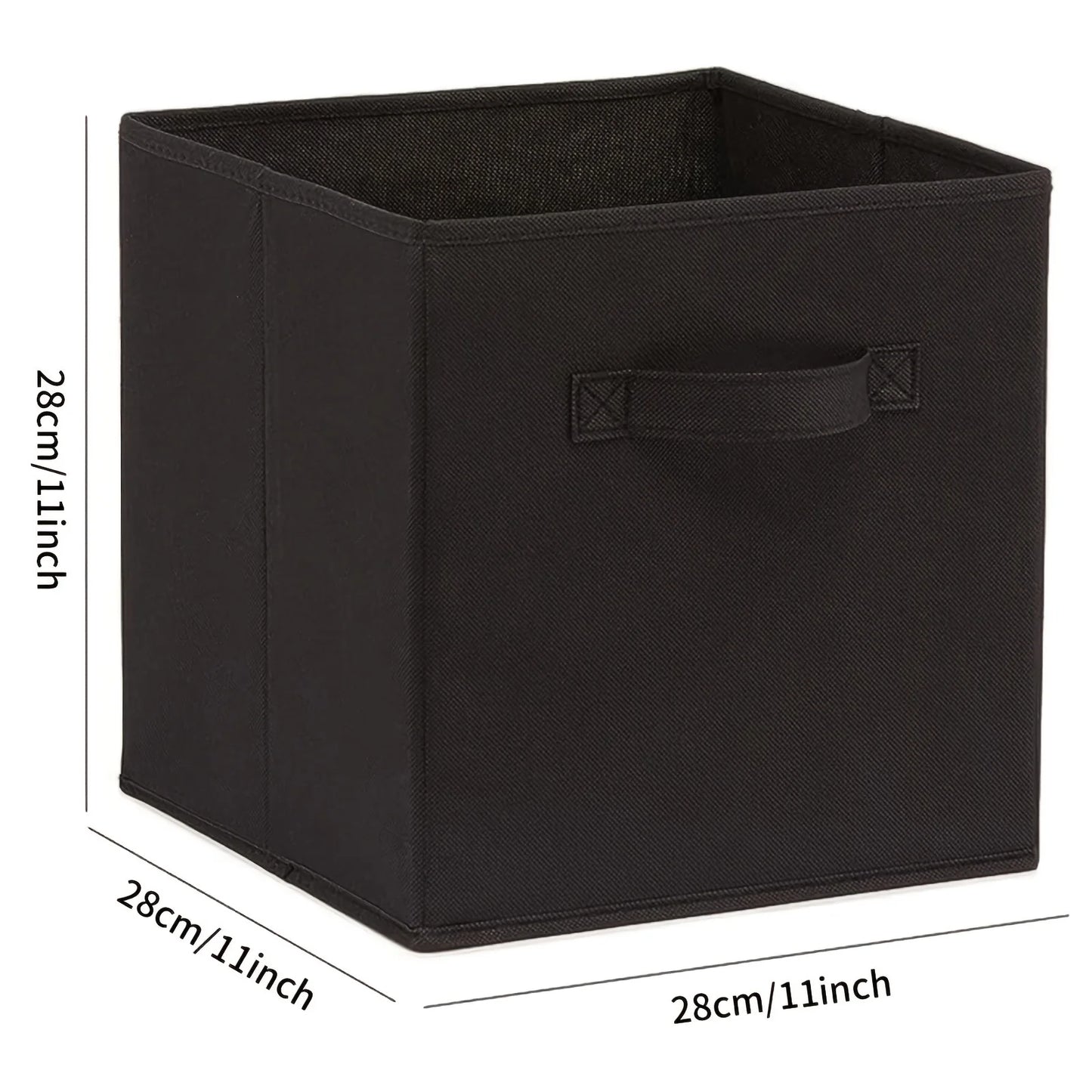 Foldable Canvas Storage Box - Portable Organizer for Drawers, Wardrobe & Miscellaneous Items!